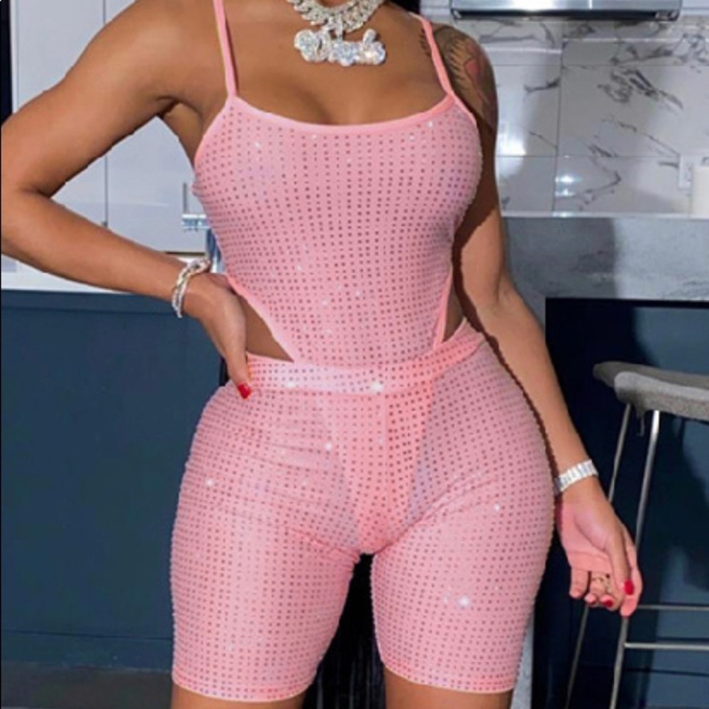 Halter Bodysuit Short Set as seen on Jayda Wayda